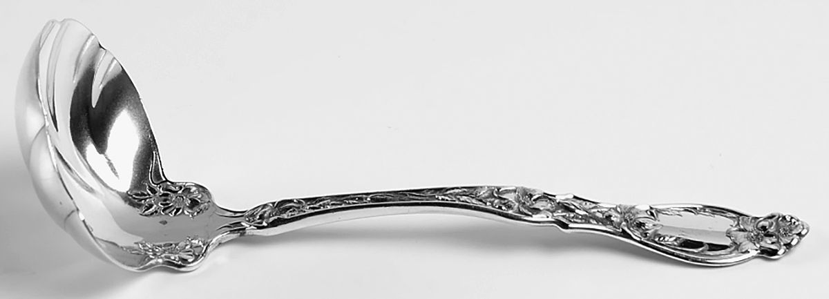 Adams (Silverplate, 1905) Solid Gravy Ladle by Oneida Silver-1