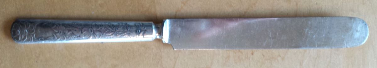 Adams (Silverplate, 1905) Blunt Solid Knife by Oneida Silver-1