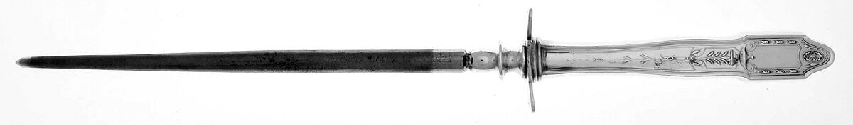 Adelphi (Silverplate, 1920) Large Roast Steel Rod Knife Sharpener by Oneida Silver-1