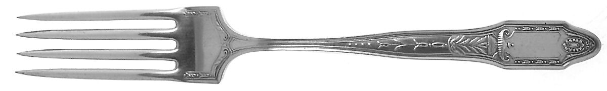 Adelphi (Silverplate, 1920) Fork by Oneida Silver-1