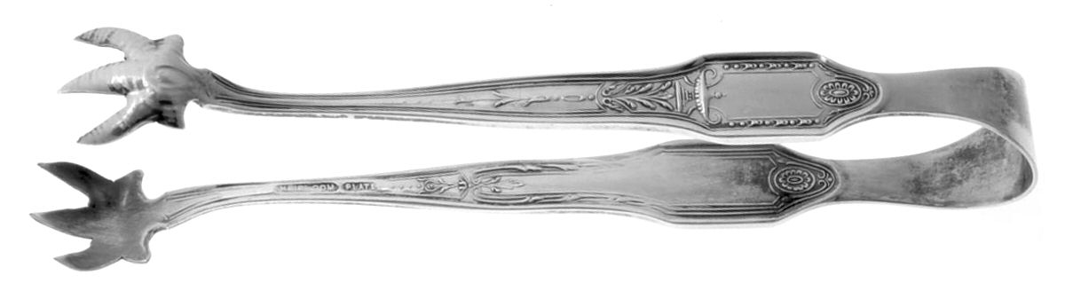 Adelphi (Silverplate, 1920) Sugar Tongs by Oneida Silver-1