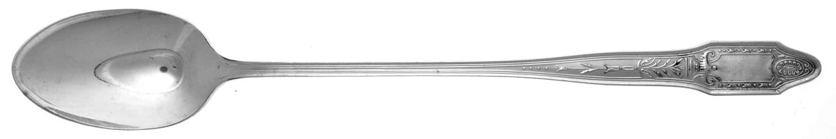 Adelphi (Silverplate, 1920) Iced Tea Spoon by Oneida Silver-1