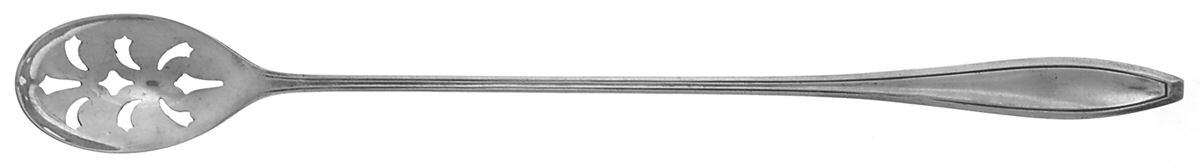 Adonis (Silverplate, 1910-1917) Pierced Bowl Long Handle Olive Spoon by Oneida Silver-1