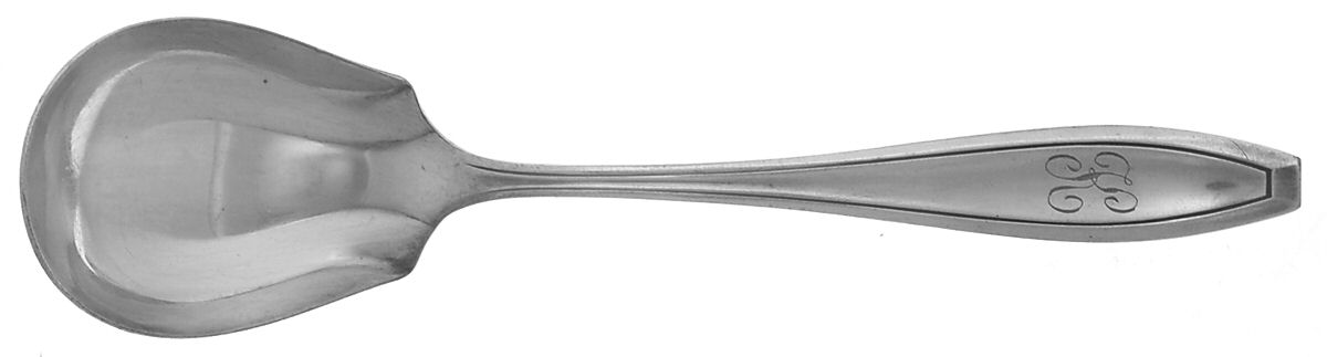 Adonis (Silverplate, 1910-1917) Monogram Sugar Spoon by Oneida Silver-1