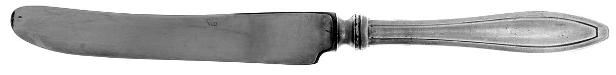 Adonis (Silverplate, 1910-1917) Old French Hollow Knife with Bolster by Oneida Silver-1