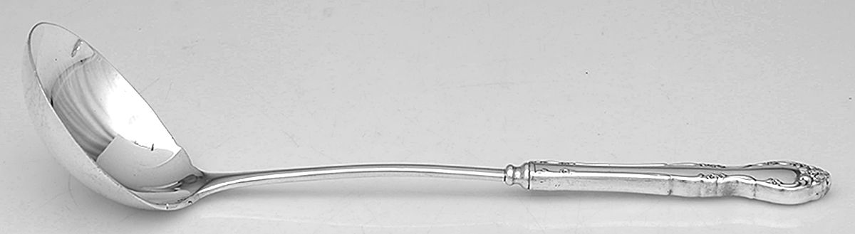 Affection (Silverplate, 1960) Soup Ladle with Silverplate Bowl by Oneida Silver-1