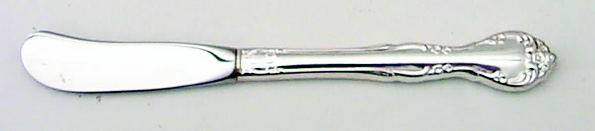 Affection (Silverplate, 1960) Butter Spreader Hollow Hdl-Paddle/Stainless Blade by Oneida Silver-1