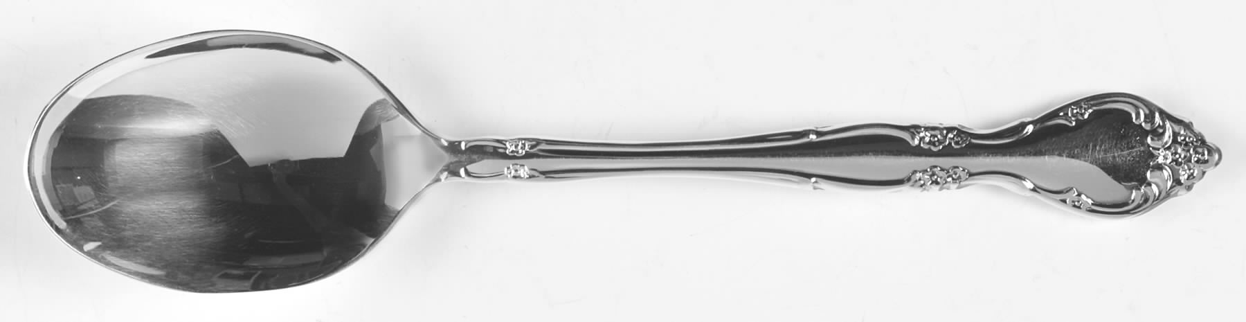 Affection (Silverplate, 1960) Place/Oval Soup Spoon by Oneida Silver-1