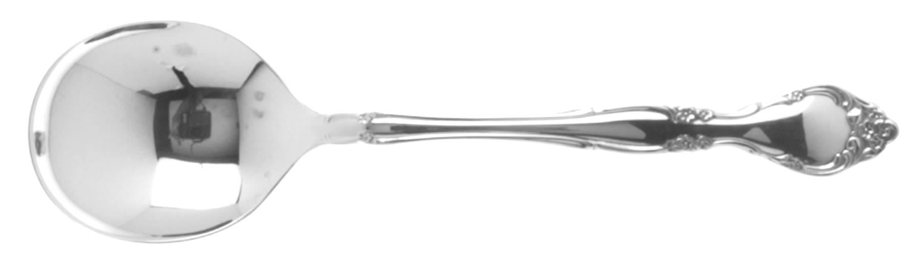 Affection (Silverplate, 1960) Round Bowl Soup Spoon (Gumbo) by Oneida Silver-1