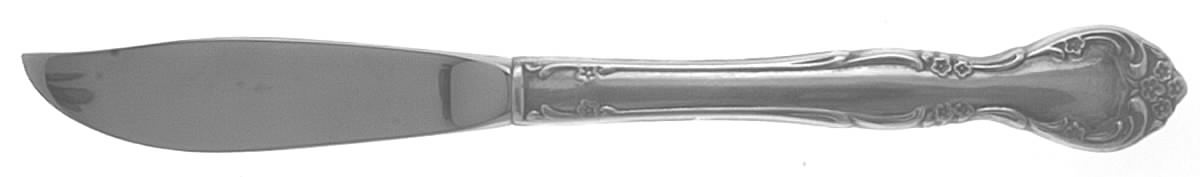 Affection (Silverplate, 1960) Modern Hollow Butter Spreader (Stainless) by Oneida Silver-1