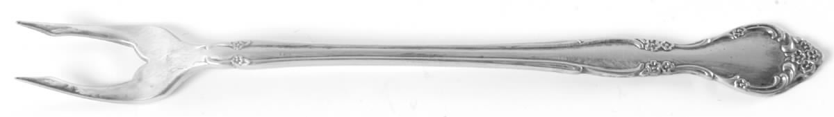 Affection (Silverplate, 1960) Short Handle Pickle/Olive Fork by Oneida Silver-1