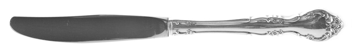 Affection (Silverplate, 1960) Dessert Knife with Stainless Blade by Oneida Silver-1