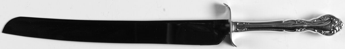 Affection (Silverplate, 1960) Cake Knife with Stainless Blade by Oneida Silver-1