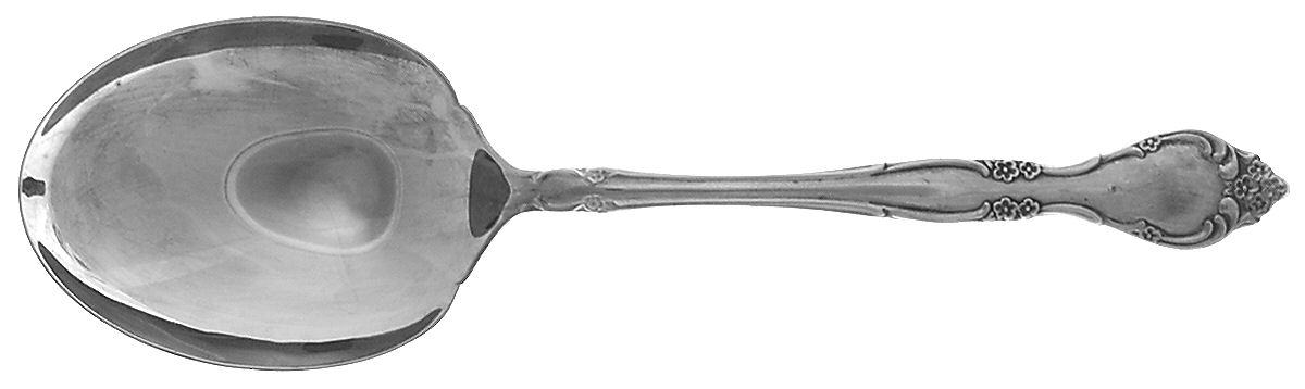 Affection (Silverplate, 1960) Solid Smooth Casserole Spoon by Oneida Silver-1