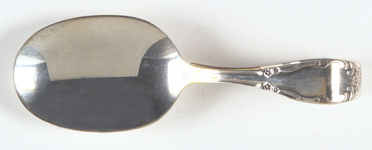 Affection (Silverplate, 1960) Curved Handle Baby Spoon by Oneida Silver-1
