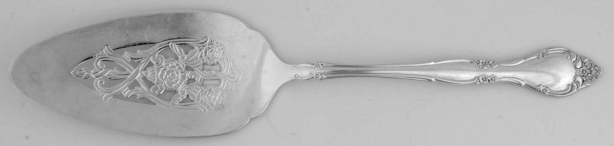 Affection (Silverplate, 1960) Server-Pie/Solid-Pierced by Oneida Silver-1