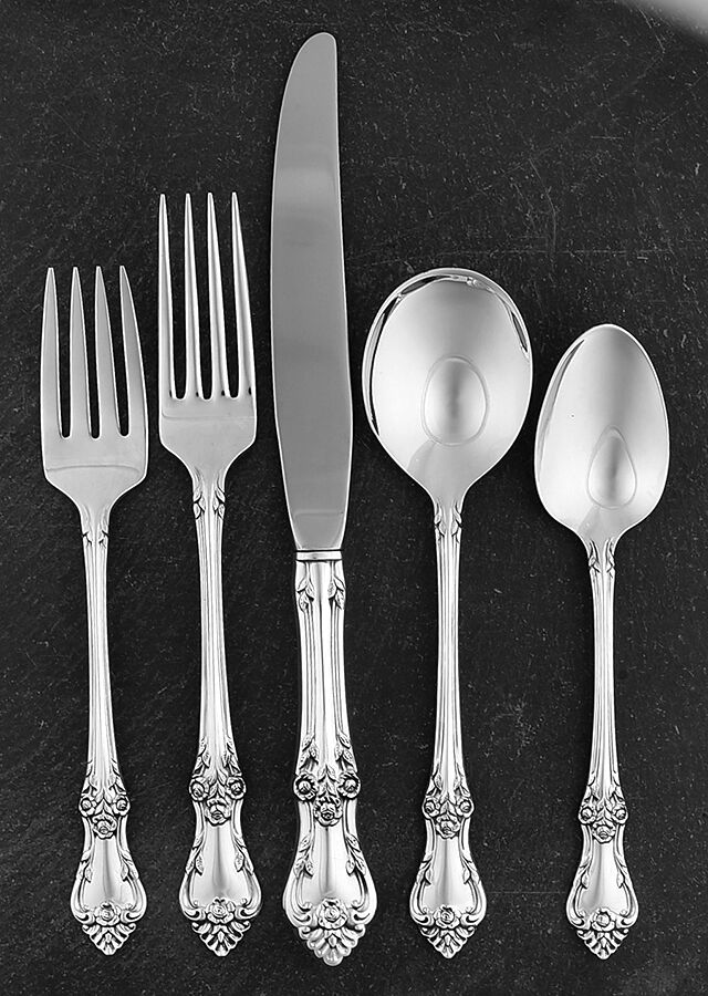 Afterglow (Sterling, 1956) 40 Piece Estate Set by Oneida Silver-1