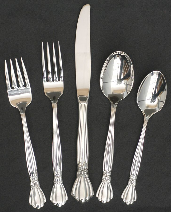 Alexis (Stainless) 5 Piece Place Setting by Oneida Silver-1