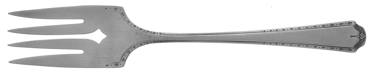 Algonquin (Silverplate, 1923) Medium Solid Cold Meat Serving Fork by Oneida Silver-1