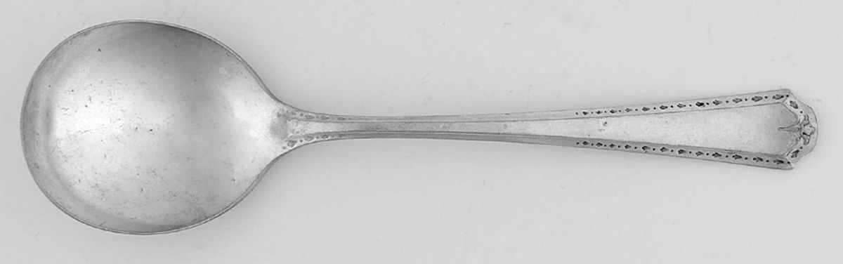 Algonquin (Silverplate, 1923) Round Bowl Soup Spoon (Gumbo) by Oneida Silver-1