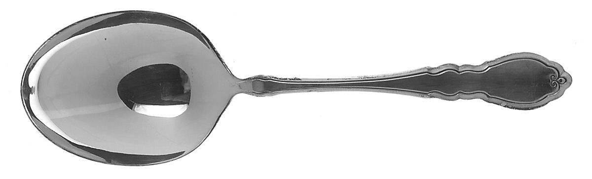 Alouette (Silverplate, 1978) Solid Smooth Casserole Spoon by Oneida Silver-1