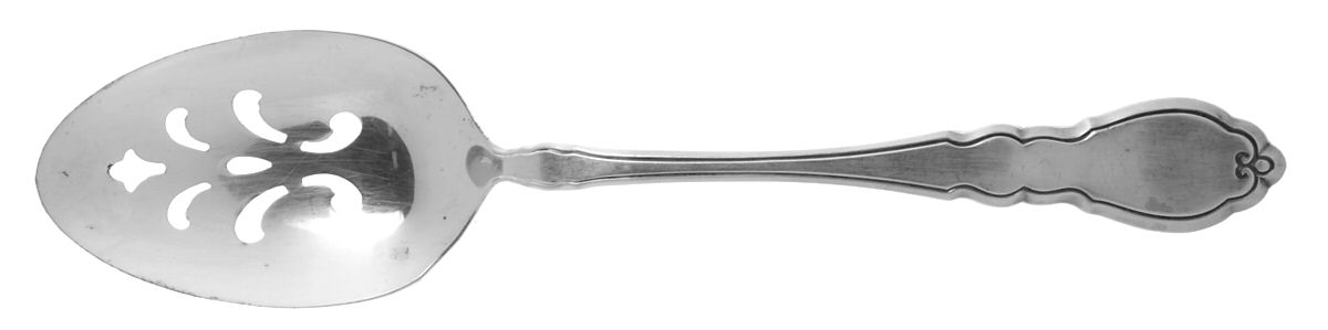 Alouette (Silverplate, 1978) Pierced Tablespoon (Serving Spoon) by Oneida Silver-1