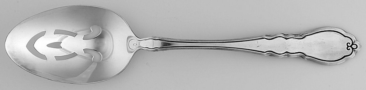 Alouette (Silverplate, 1978) Pierced Tablespoon (Serving Spoon) by Oneida Silver-1