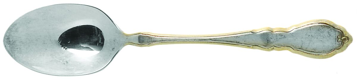 Alouette (Silverplate, Gold Accent, 1978) Teaspoon by Oneida Silver-1
