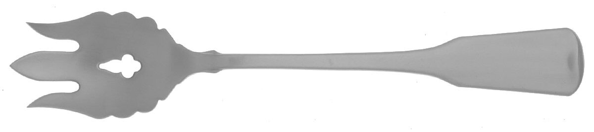 American Colonial (Stainless) Vegetable Serving Fork Solid  HC by Oneida Silver-1