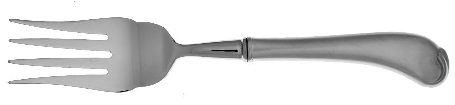 American Colonial (Stainless) Cold Meat Fork Large, Stainless Tines HC by Oneida Silver-1