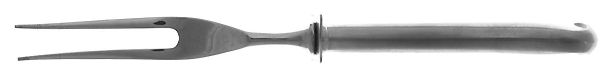 American Colonial (Stainless) Sm Carving Fork W/Stnl Prongs & Pistol Hdl by Oneida Silver-1
