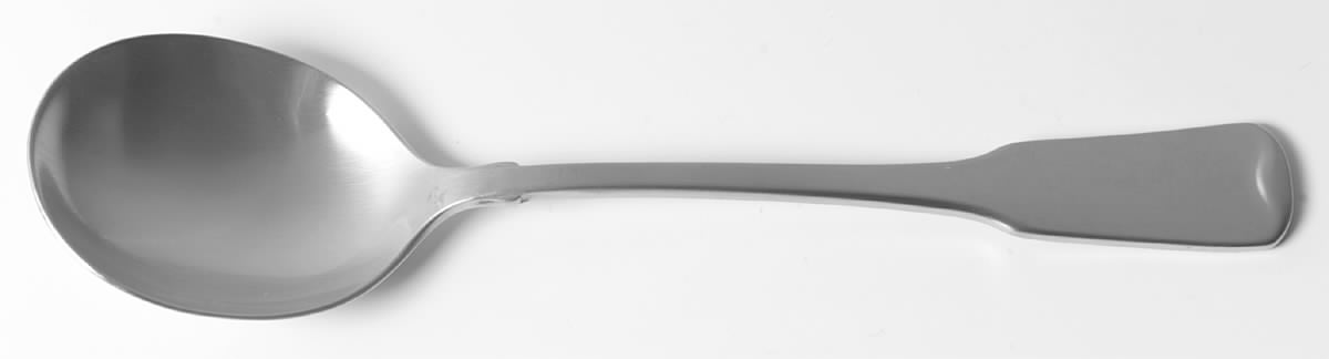 American Colonial (Stainless) Round Bowl Soup Spoon (Gumbo) by Oneida Silver-1