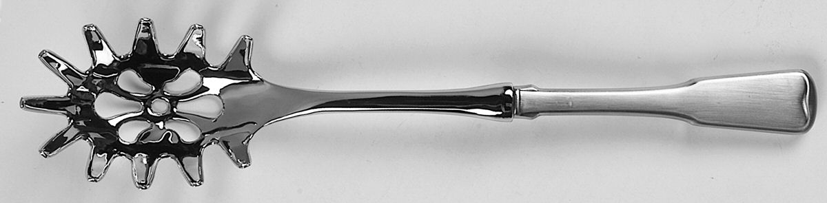American Colonial (Stainless) Pasta Server with Stainless Bowl HC by Oneida Silver-1