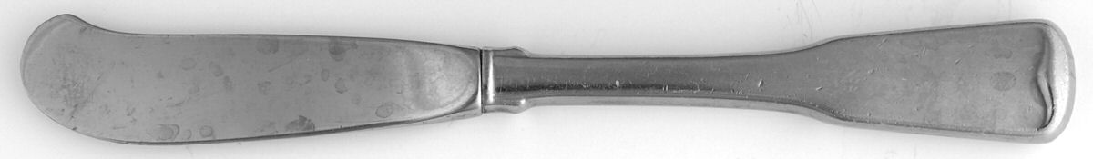 American Colonial (Stainless) Butter Spreader Hollow Hdl-Paddle/Stainless Blade by Oneida Silver-1