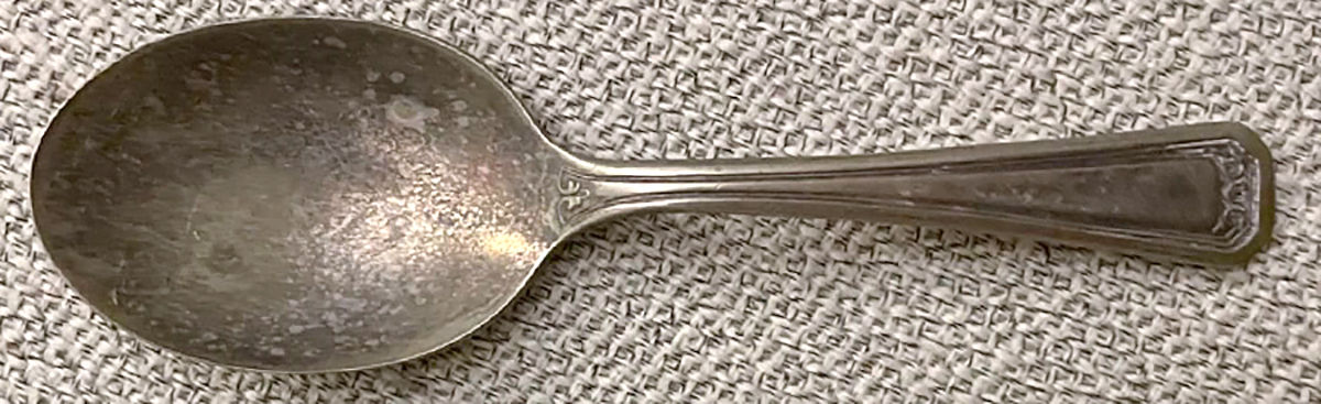 Amherst (Silverplate, 1938) Straight Handle Baby Spoon by Oneida Silver-1