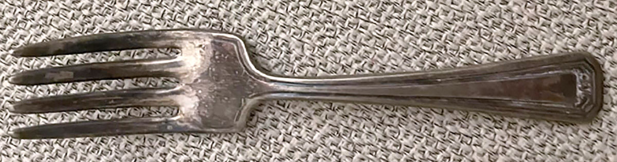 Amherst (Silverplate, 1938) Baby Fork by Oneida Silver-1