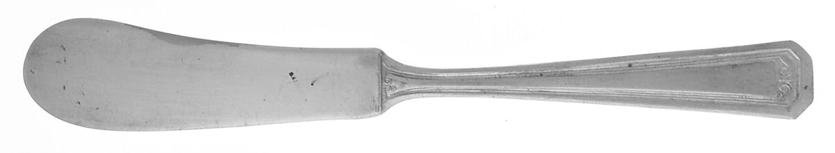 Amherst (Silverplate, 1938) Flat Handle Butter Spreader by Oneida Silver-1