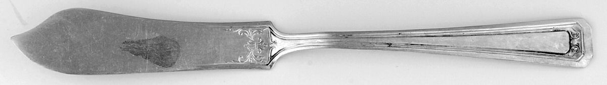 Amherst (Silverplate, 1938) Flat Handle Master Butter Knife by Oneida Silver-1