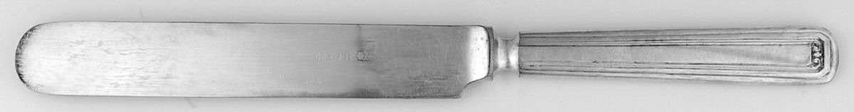 Amherst (Silverplate, 1938) Blunt Solid Knife by Oneida Silver-1