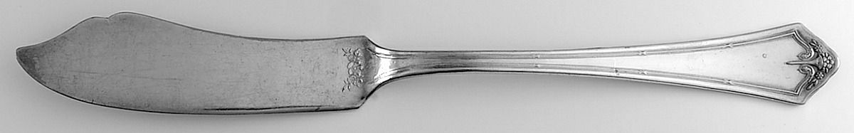 Andover (Silverplate, 1917) Flat Handle Master Butter Knife by Oneida Silver-1