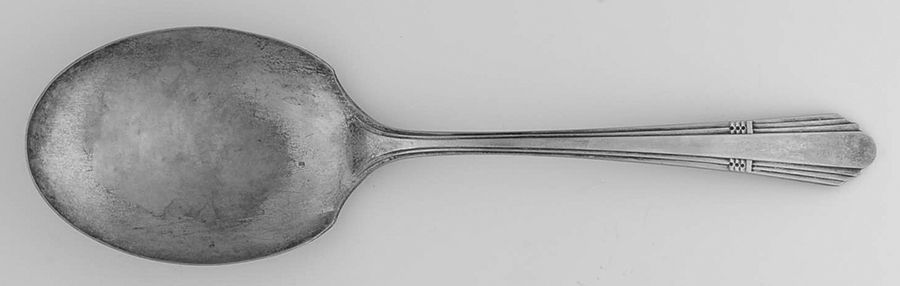 Andover (Silverplate, 1939) Solid Smooth Casserole Spoon by Oneida Silver-1