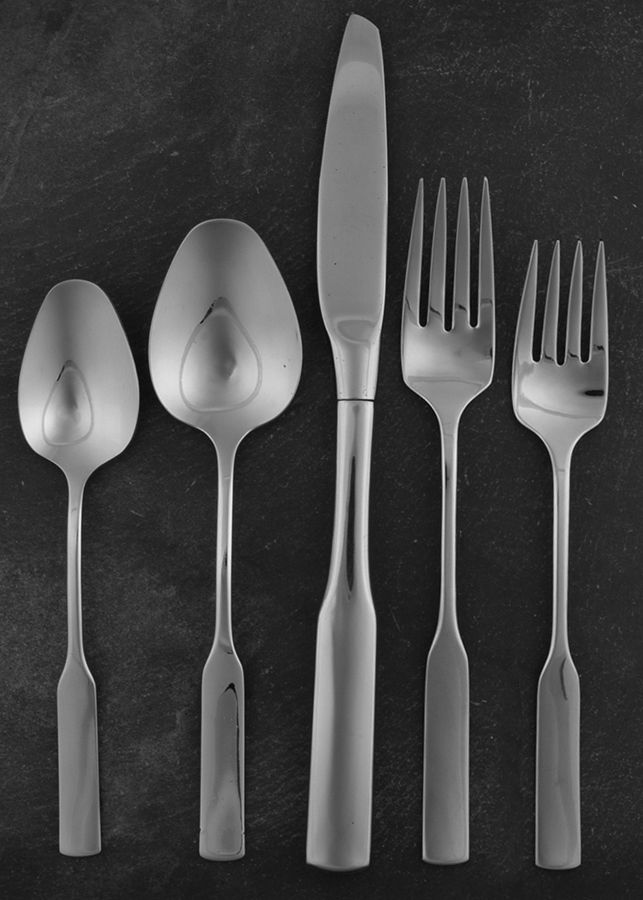 Antares (Stainless) 5 Piece Place Setting by Oneida Silver-1
