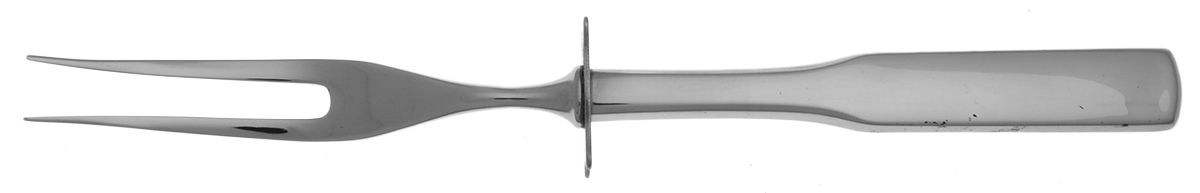 Antares (Stainless) Small Steak Carving Fork with Stainless Prongs by Oneida Silver-1