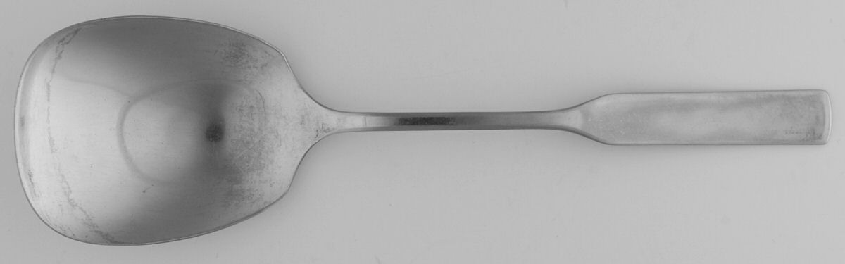 Antares (Stainless) Solid Smooth Casserole Spoon by Oneida Silver-1