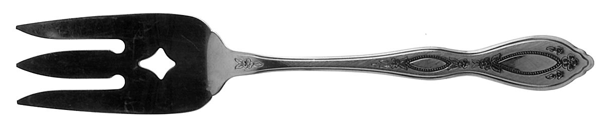 Anthem (Stainless) Medium Solid Cold Meat Serving Fork by Oneida Silver-1