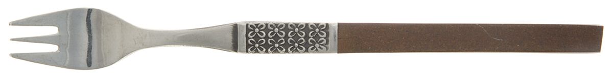 Anticipation (Stainless, Wood Handle) Cocktail/Seafood Fork by Oneida Silver-1