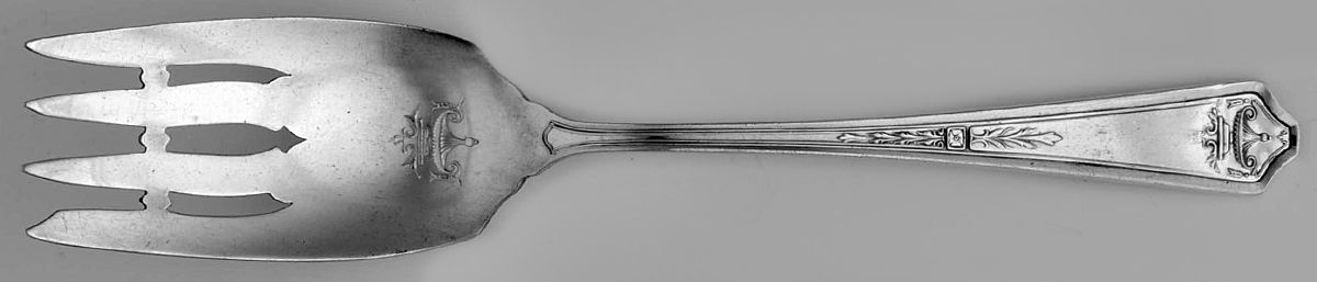 Apollo (Silverplate, 1929) Cake Serving Fork by Oneida Silver-1