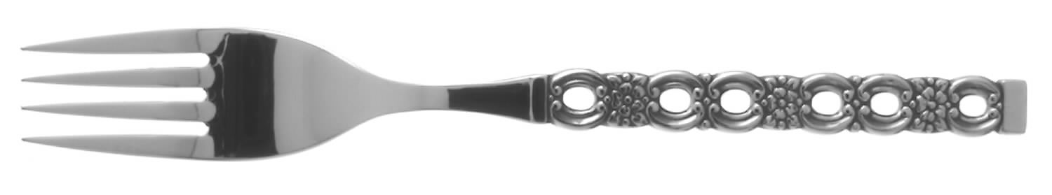 Applique (Stainless) Fork by Oneida Silver-1