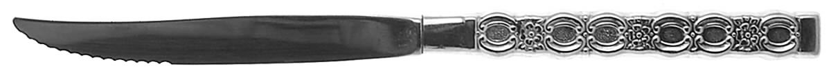 Applique (Stainless) Individual Steak Knife Hollow Handle by Oneida Silver-1