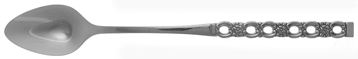 Applique (Stainless) Iced Tea Spoon by Oneida Silver-1